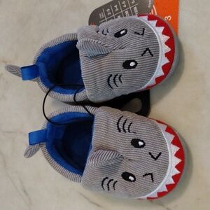 Wonder Nation baby shark slippers.